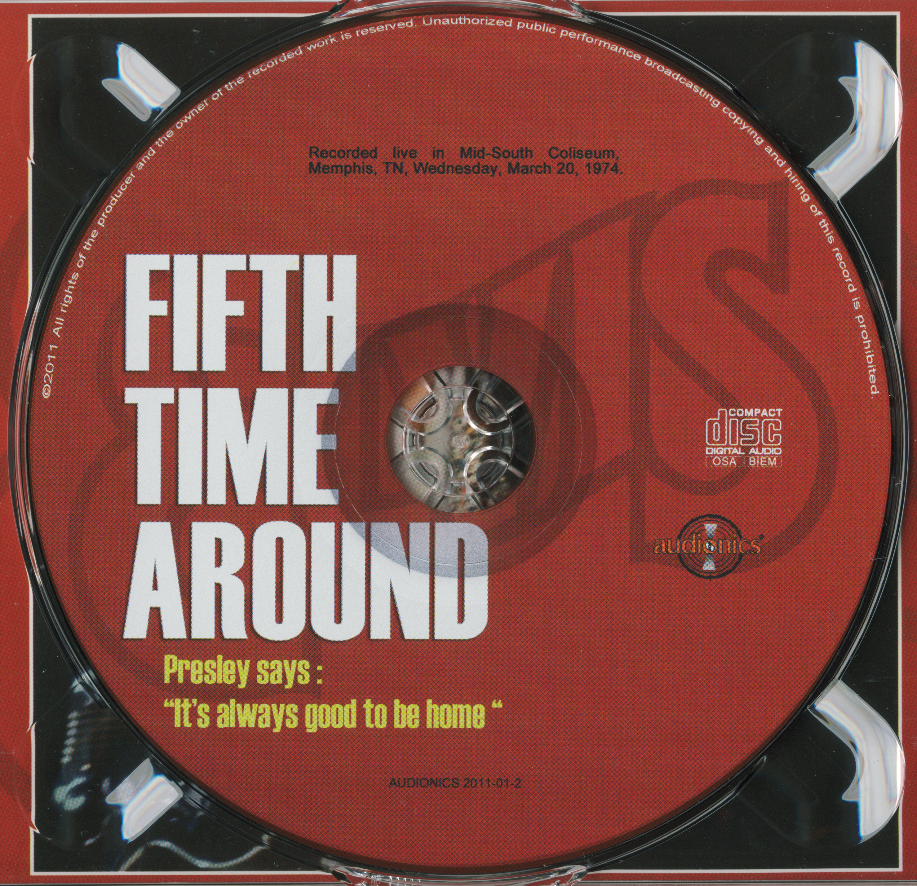 Elvis Presley  Fifth Time Around : CD